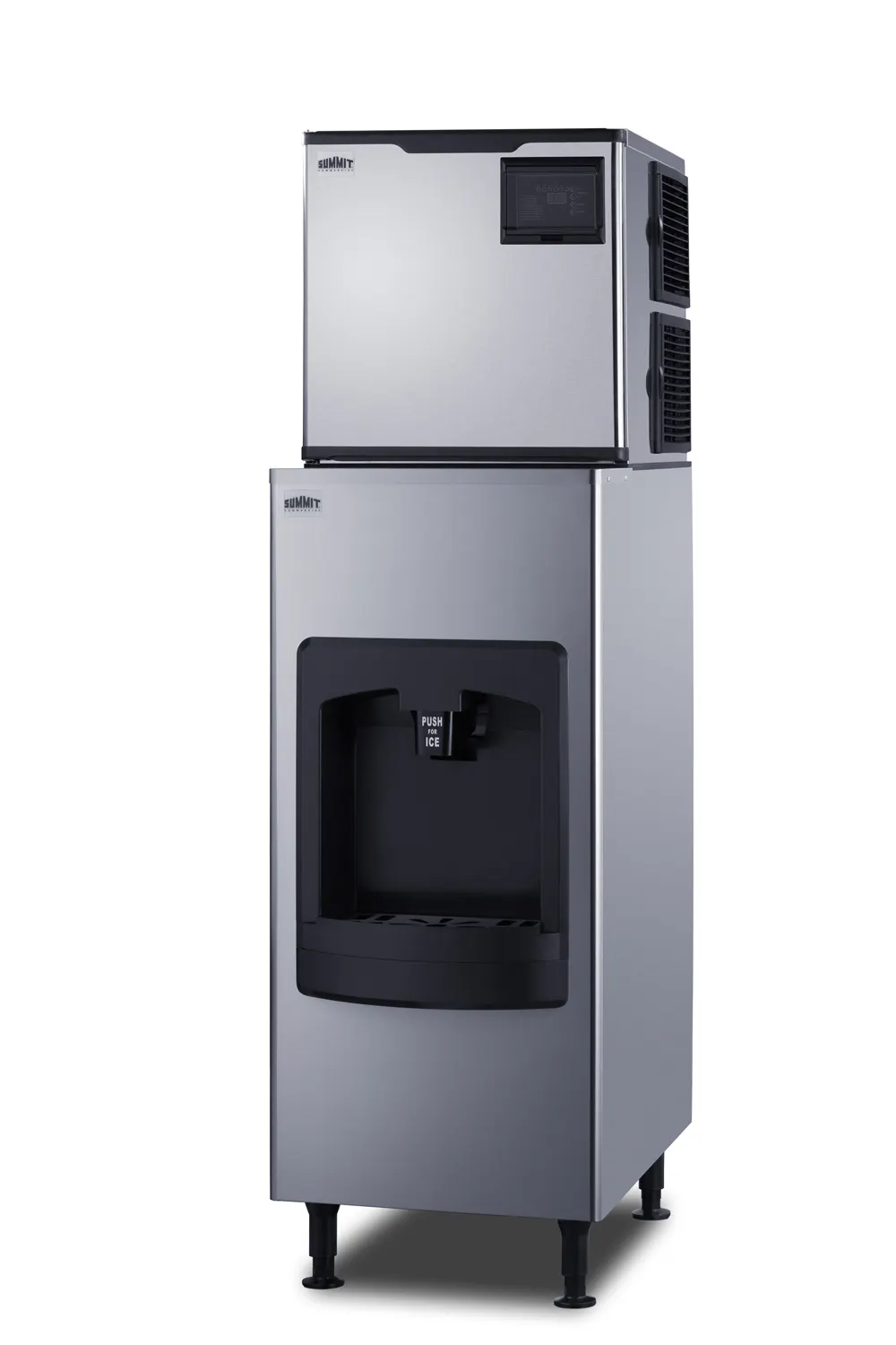 Summit BIM350KDISP Ice Maker, 23" Wide, 350 lb Output, 130 lb Bin, ENERGY STAR, 115V, Ice Control