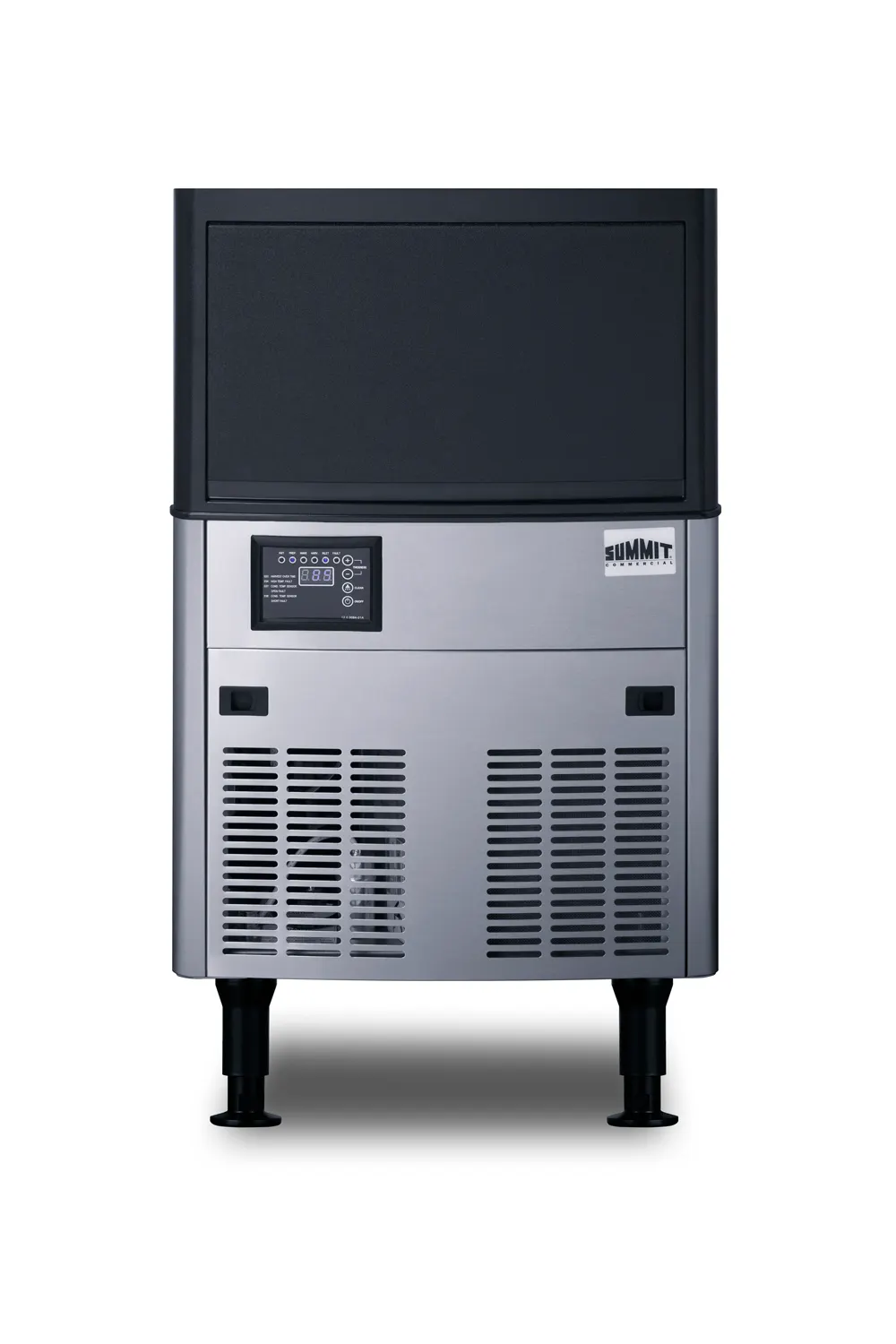Summit BIM85 Ice Maker With Bin, 20" Width, 80 lb/hr Production, 33 lb Storage, Stainless, 115V