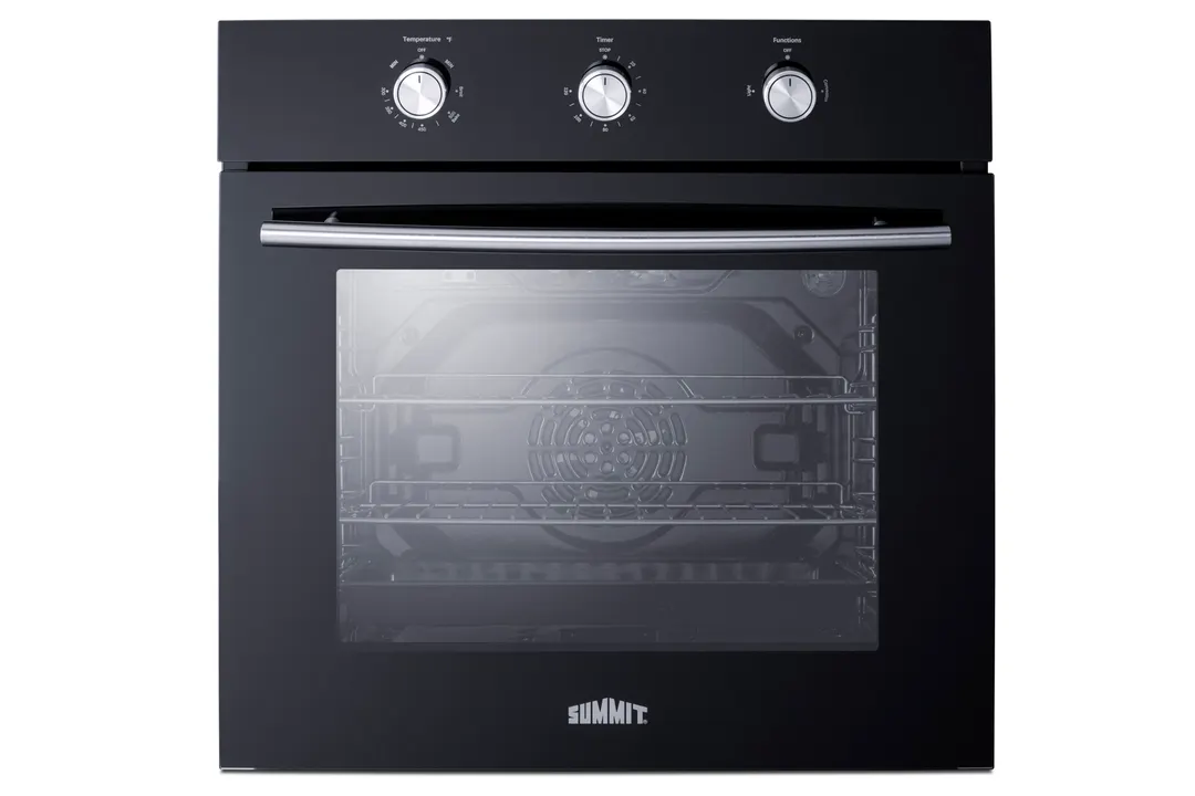 Summit SGW241BK 24" Wide Gas Wall Oven