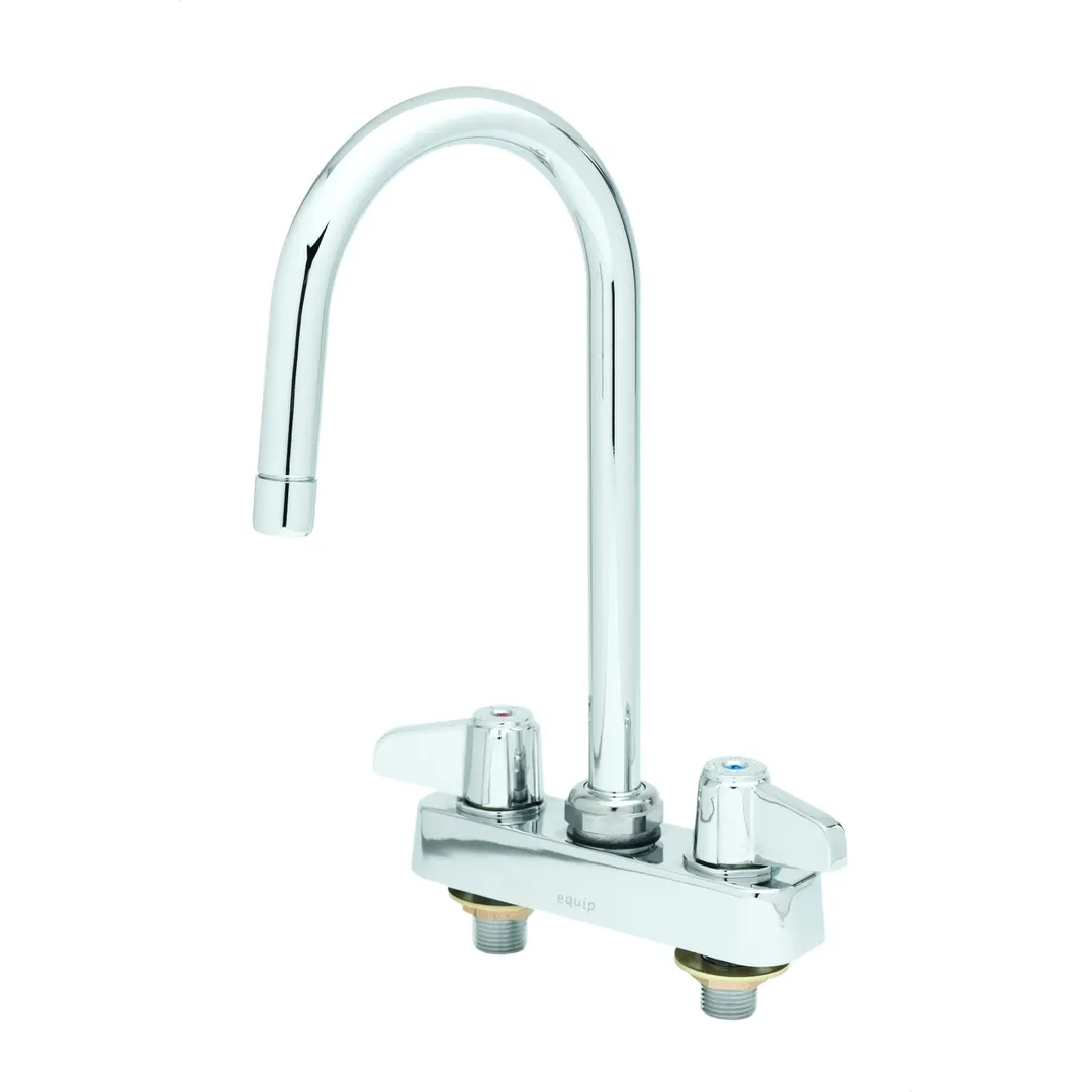 T&S Brass 5F-4CLX03A Equip Workboard Faucet, Deck Mount, 3" Swivel Gooseneck