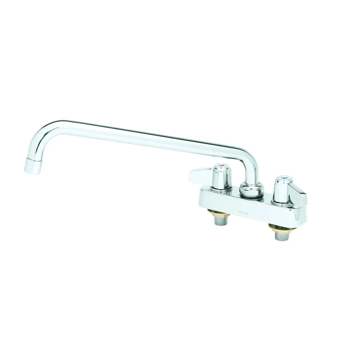 T&S Brass 5F-4CLX10 Equip Workboard Faucet, Deck Mount, 10" Swing Nozzle