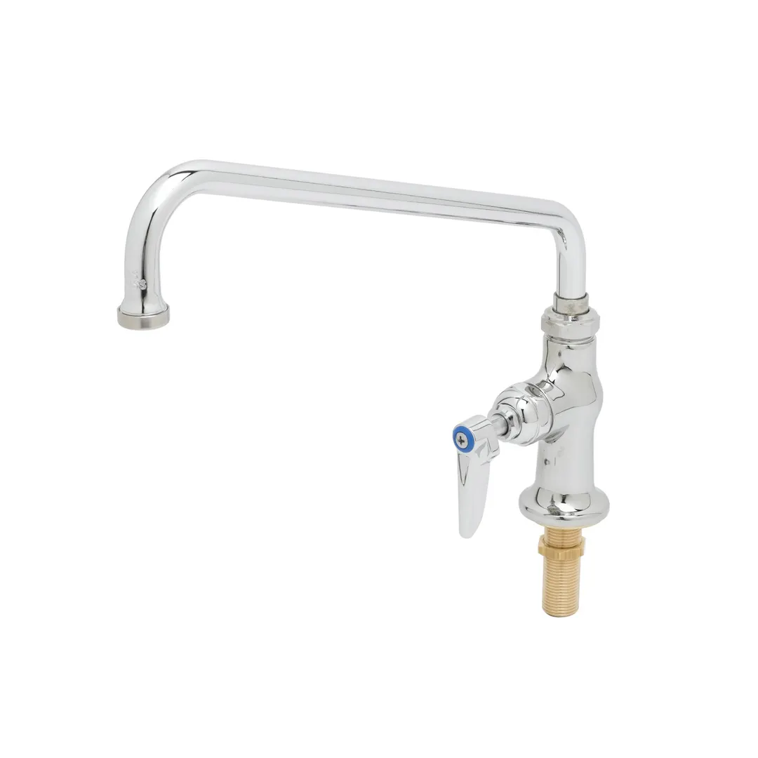 T&S Brass B-0206 Pantry Faucet, Single, Deck Mounted, 12" Swing Nozzle