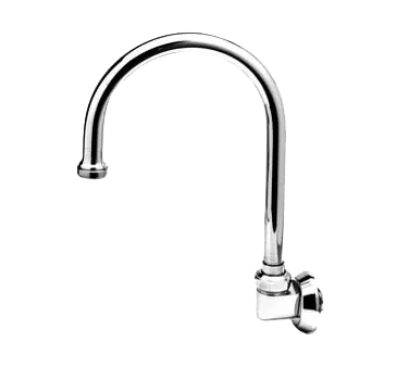 T&S Brass B-0527 Spout, Swivel Gooseneck, Wall Mounted, 3/8" Ips Female Inlet