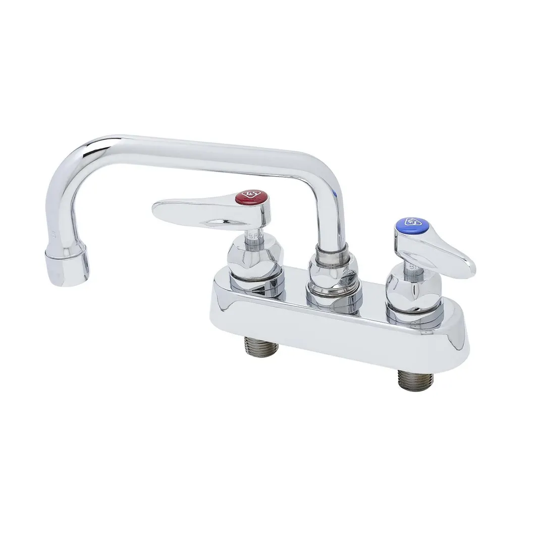 T&S Brass B-1110-CR Faucet Workboard, Swivel, Deck Mount, 6" Long, Standard