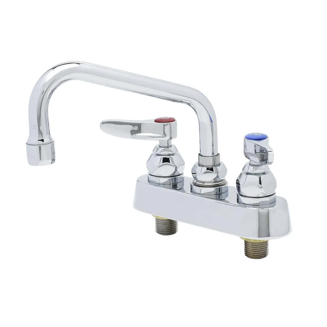 T&S Brass B-1110 Faucet, 6" Swing Nozzle, Deck Mounted
