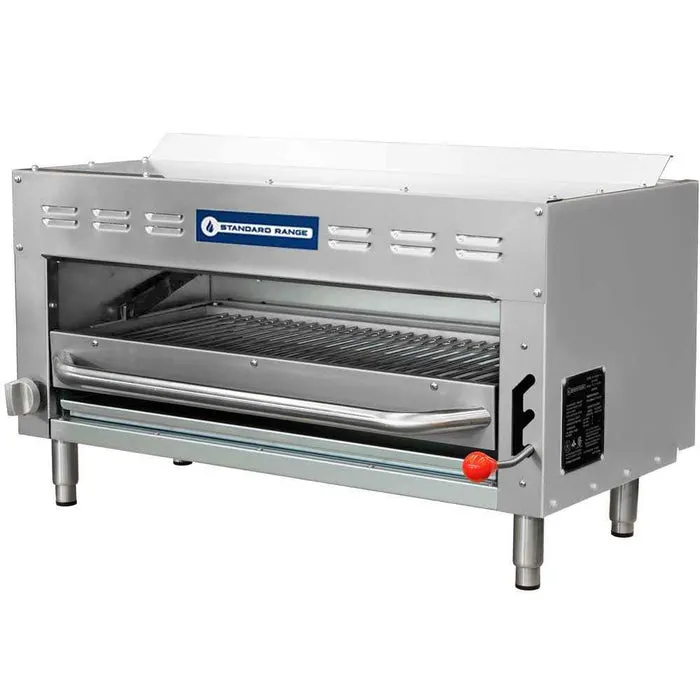 Standard Range SR-SM36 36" Gas Salamander Infra-Red Broiler, Manual Controls, 35.000 BTU