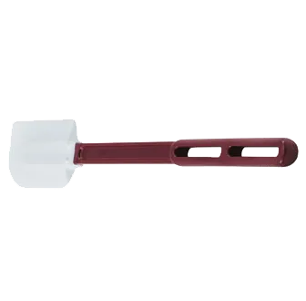Vollrath 52023 High‑Temp Spatula, 13½" White Silicone Blade, Red Handle, 500°F, NSF, Dishwasher Safe