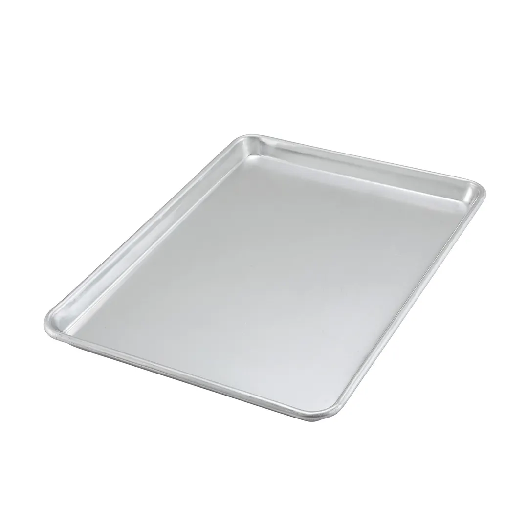 Winco ALXP-1813H 1/2 Size Sheet Pan, 13" X 18", Closed Bead, Heavy Weight, 18 Gauge