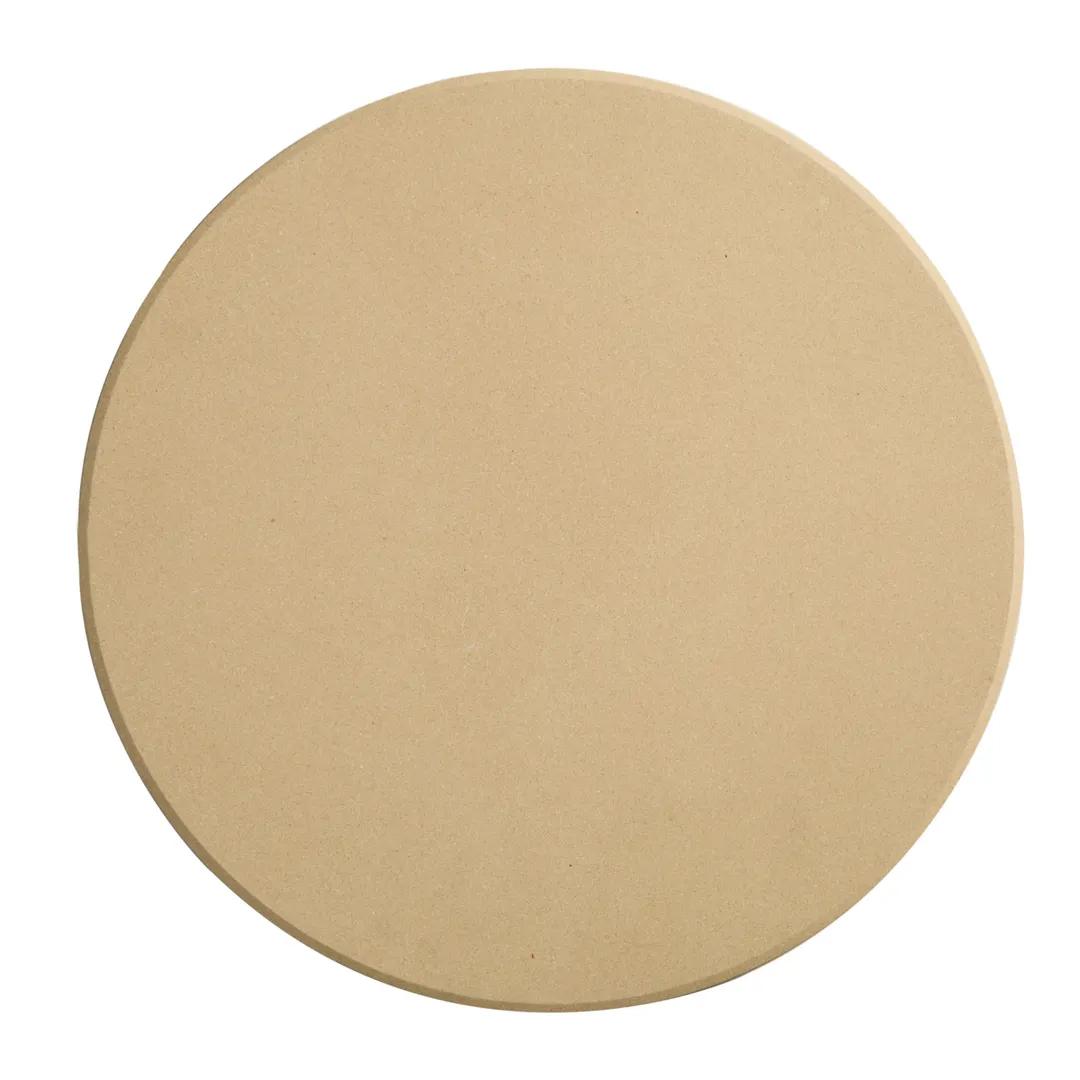 Winco KCH-08411 Old Stone 16" Cordierite Pizza Stone, Round, Beige, Old Stone
