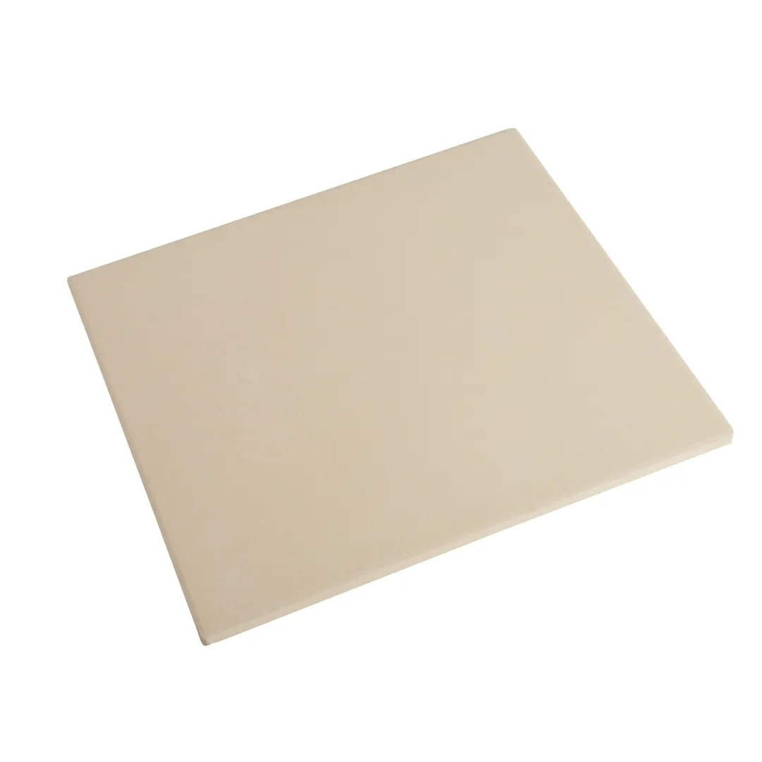 Winco KCH-09011 Old Stone 14"X16" Cordierit Pizza Stone, Rectangle, Beige, Old Stone