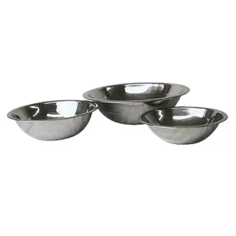 Winco MXB-3000Q 30 Qt Standard Weight Economy Mixing Bowl - Stainless Steel