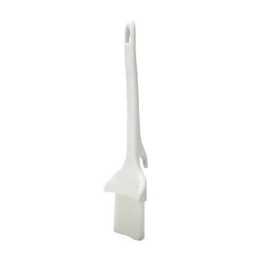 Winco NB-20HK 2" Wide Concave Pastry Brush with Hook, Plastic Handle, White, 1 Piece