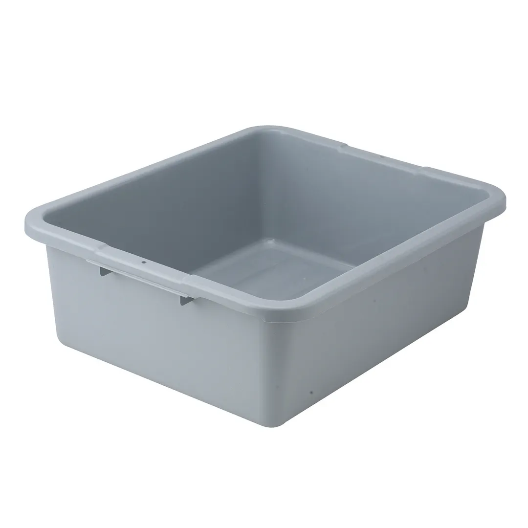 Winco PLW-7G Gray Dish Box w/ 1-Compartment, Freezer Safe