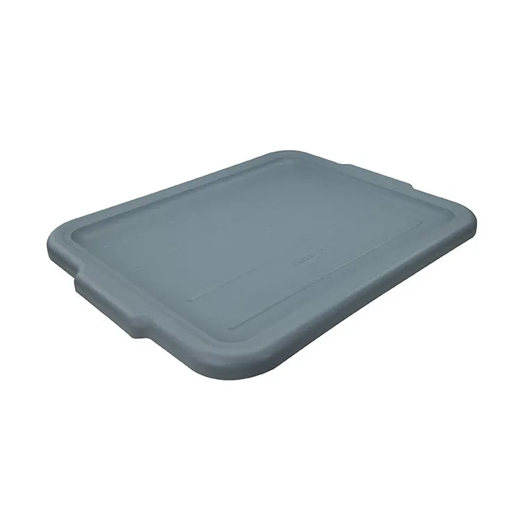 Winco PLW-CG Cover for Heavy-Duty Gray Polypropylene Box