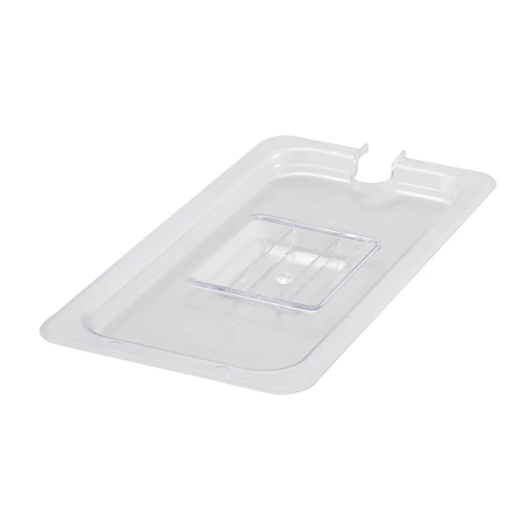 Winco SP7300S Poly-Ware 1/3 Size Solid Polycarbonate Food Pan Cover