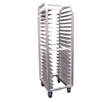 Winholt AL-1812-HD Mobile Full Height End Load Pan Rack w/ (12) 18" X 26" Sheet Pan Capacity