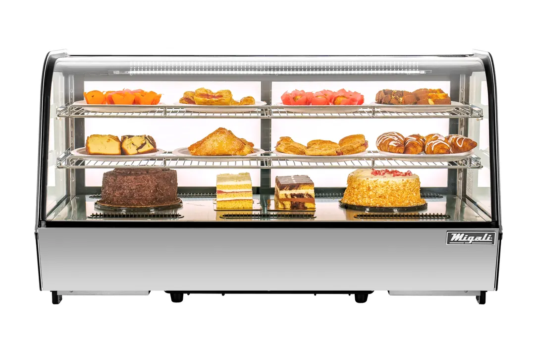 Migali C-70CTS-48 48" Countertop Display Case, 7.1 cu ft, Steel, Glass Doors, Control, R290