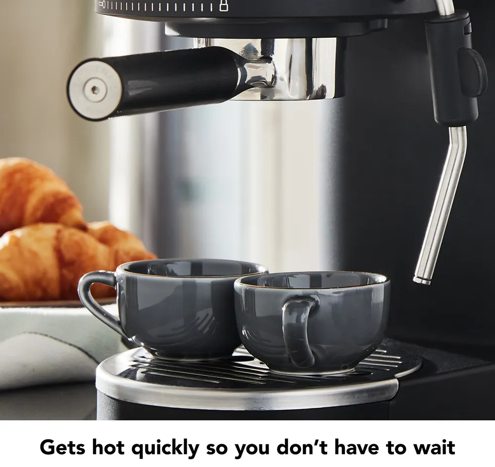 KitchenAid KES6403BM Espresso Cappuccino Machine w/ 1-Group,Semi-Automatic / 120V-1460 Watt - Black