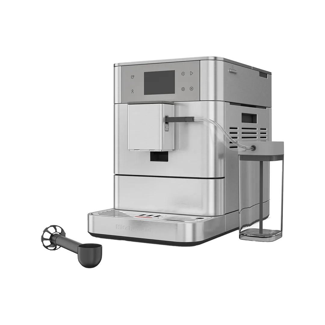 KitchenAid KES8557SX Fully Automatic Espresso Machine, 2.2 L Water Tank - Brushed Stainless Steel