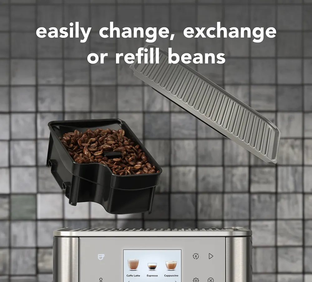 KitchenAid KES8557SX Fully Automatic Espresso Machine, 2.2 L Water Tank - Brushed Stainless Steel