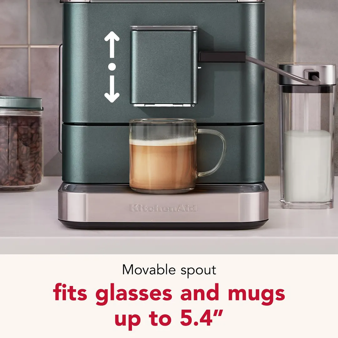 KitchenAid KES8558JP Fully Automatic Espresso Machine with Indicator Light, 2.2 L Water Tank - Juniper