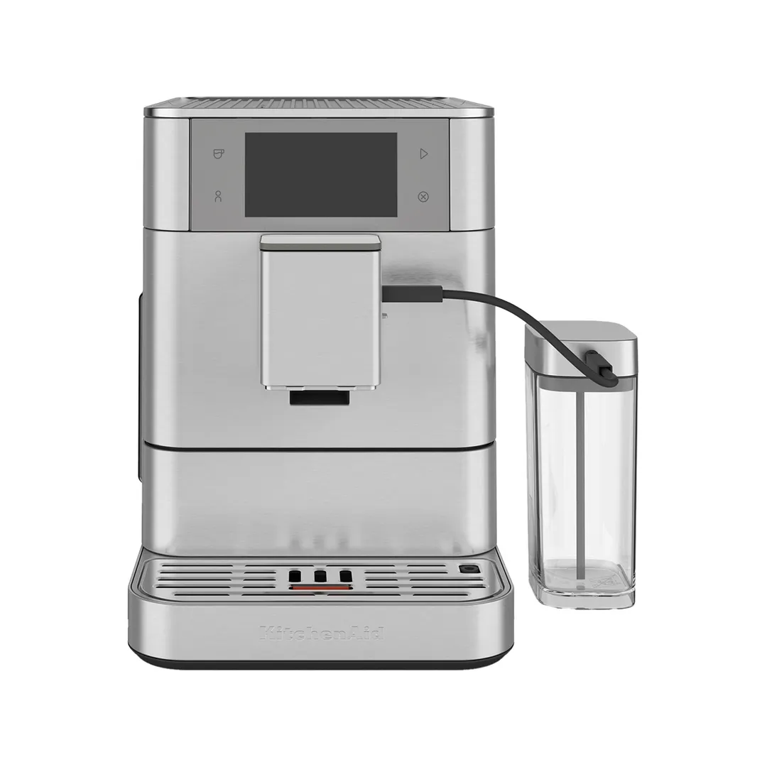 KitchenAid KES8558SX Fully Automatic Espresso Machine with Indicator Light - Brushed Stainless Steel