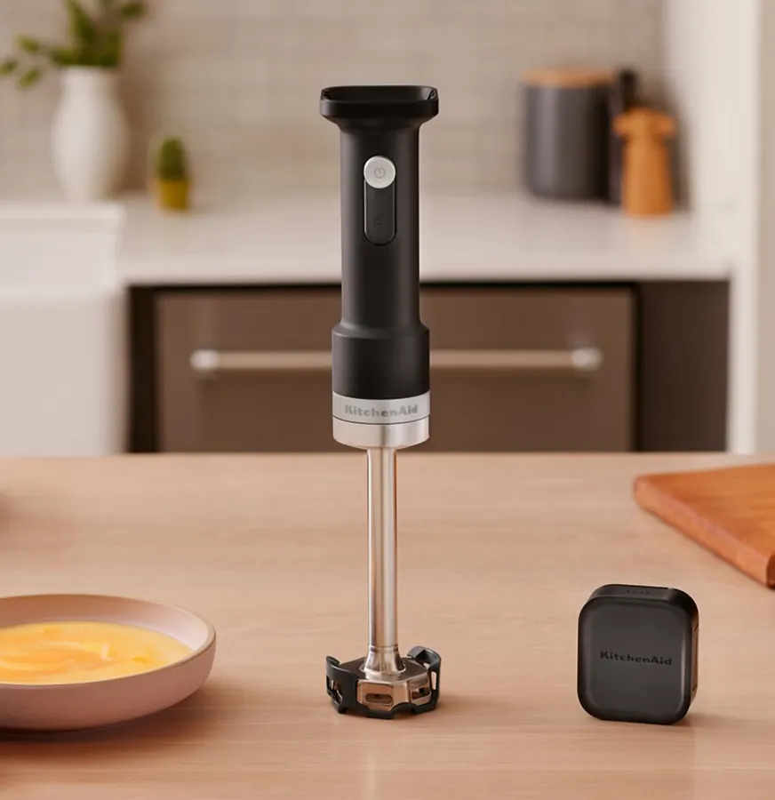 KitchenAid KHBRV00BM Kitchenaid Go™ Cordless Hand Blender, Black Matte, (Battery Sold Separately)