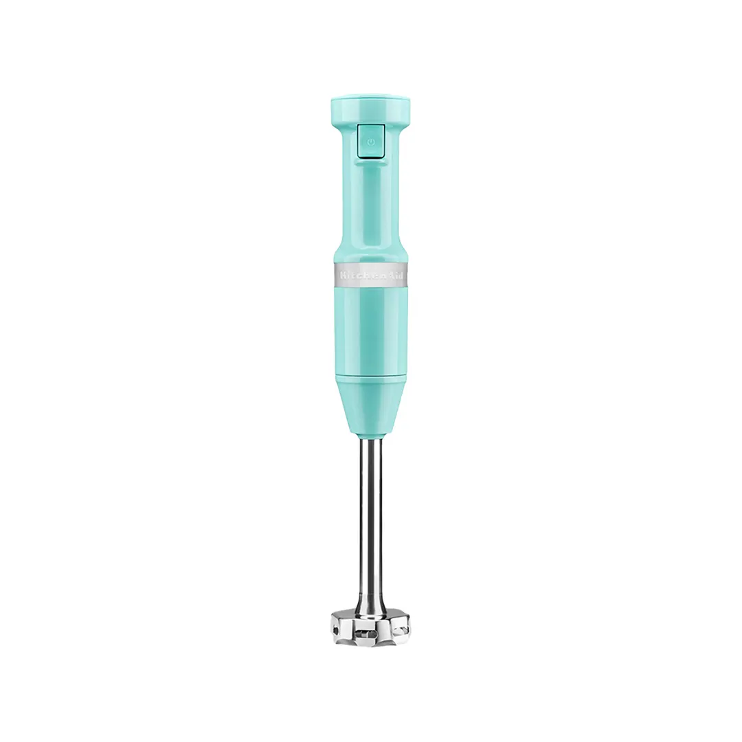KitchenAid KHBV83AQ Variable Speed Corded Hand Blender with Accessories, Aqua Sky