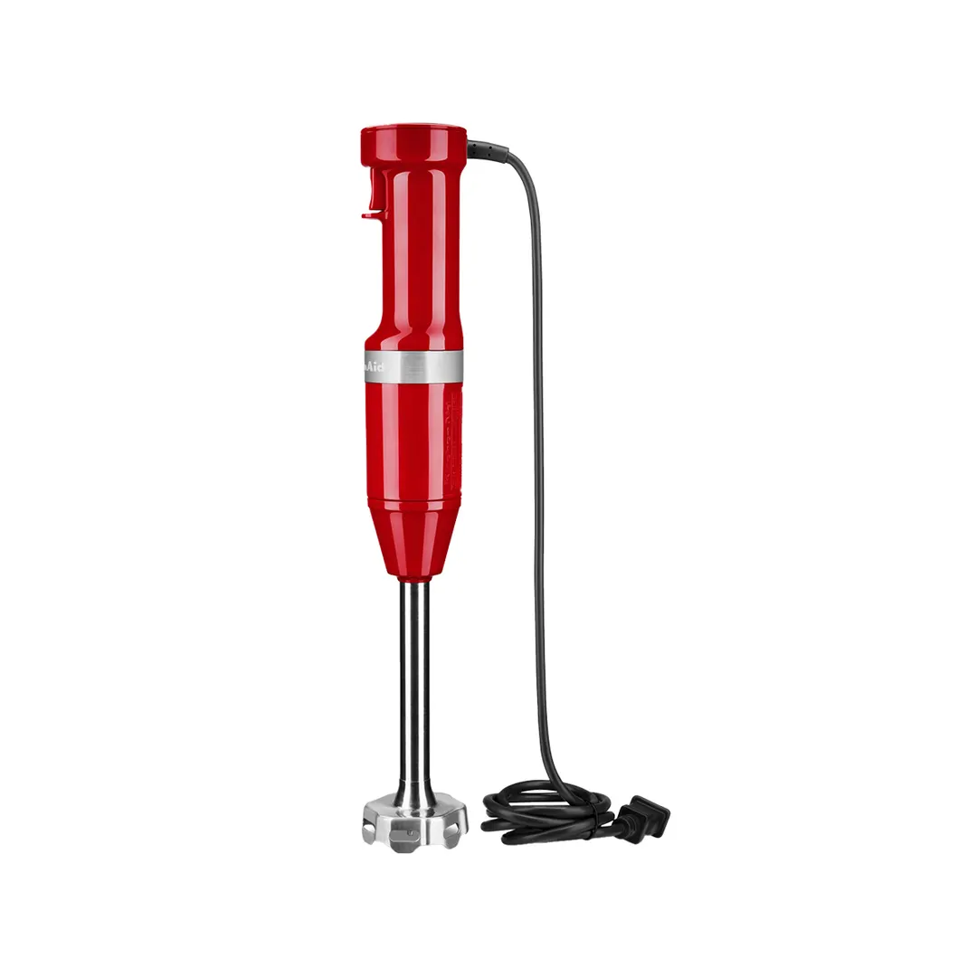 KitchenAid KHBV83ER Variable Speed Corded Hand Blender with Accessories, Empire Red