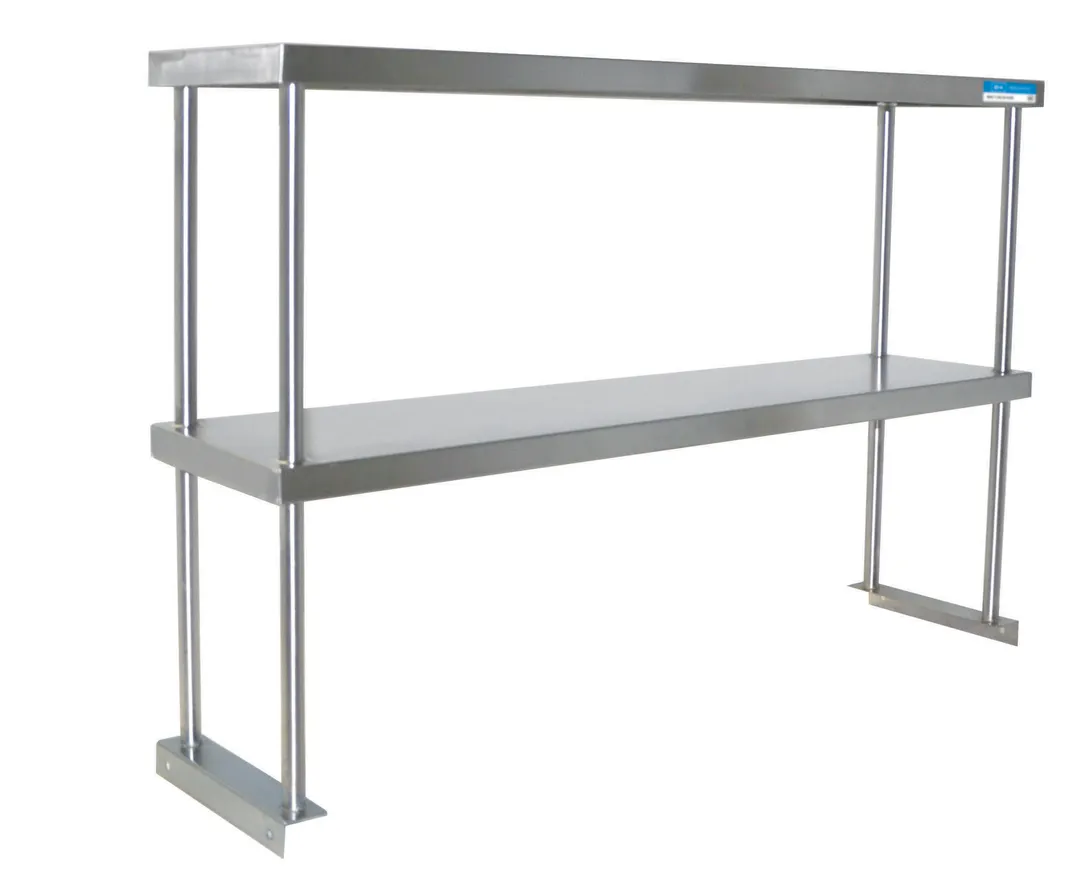 BK Resources BK-OSD-1284 Double Overshelf, Table Mount, 84"W X 12"W X 31-1/4"H
