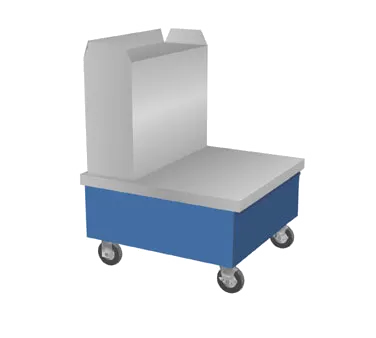 Duke TTS-32PG-VALUE Thurmaduke™ Mobile Tray Stand Unit - 32"W X 31"D X 42"H