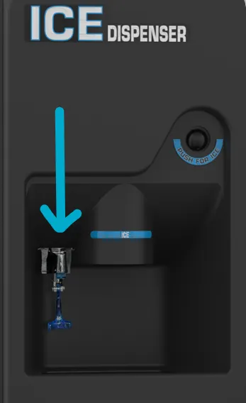 Hoshizaki HS-5749 Water Dispenser Conversion Kit, Aluminum, Fits DB-130H & DB-200H, 12" x 8" x 6"