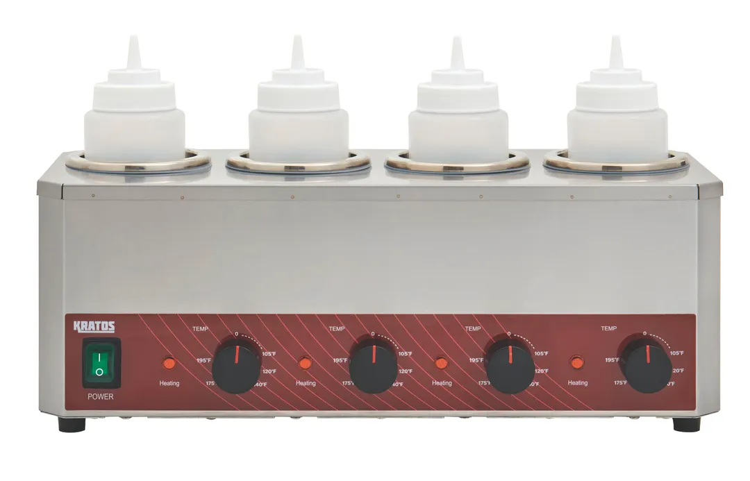 Hubert 80260 Kratos® 29M-051 Sauce/Topping Bottle Warmer, Countertop, Triple