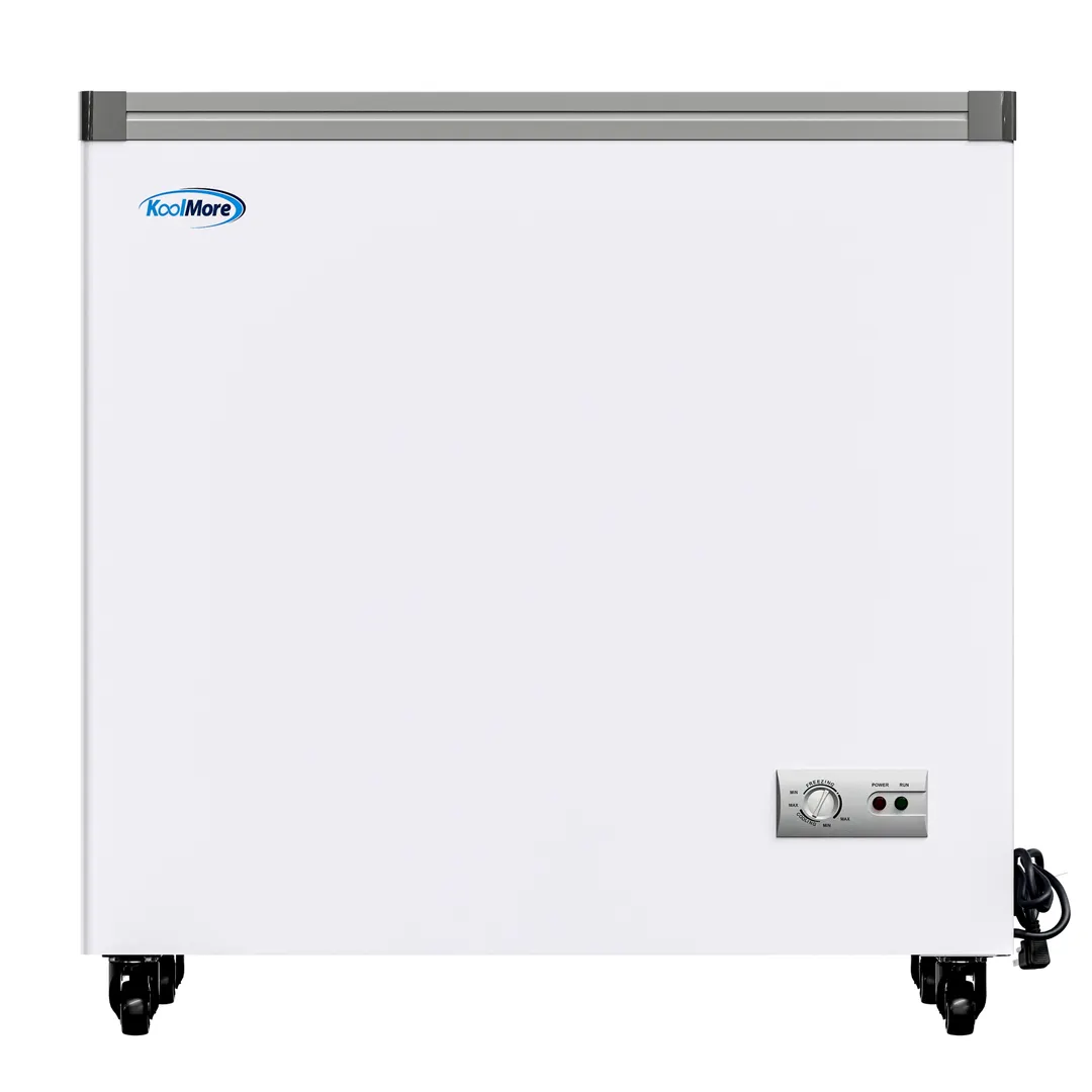 Koolmore KM-ICD-7C Ice Cream Dip Unit 33.94" W,7 cu ft,Glass,LED,Steel/Al,0.93 HP,NEMA 5-15P,ETL