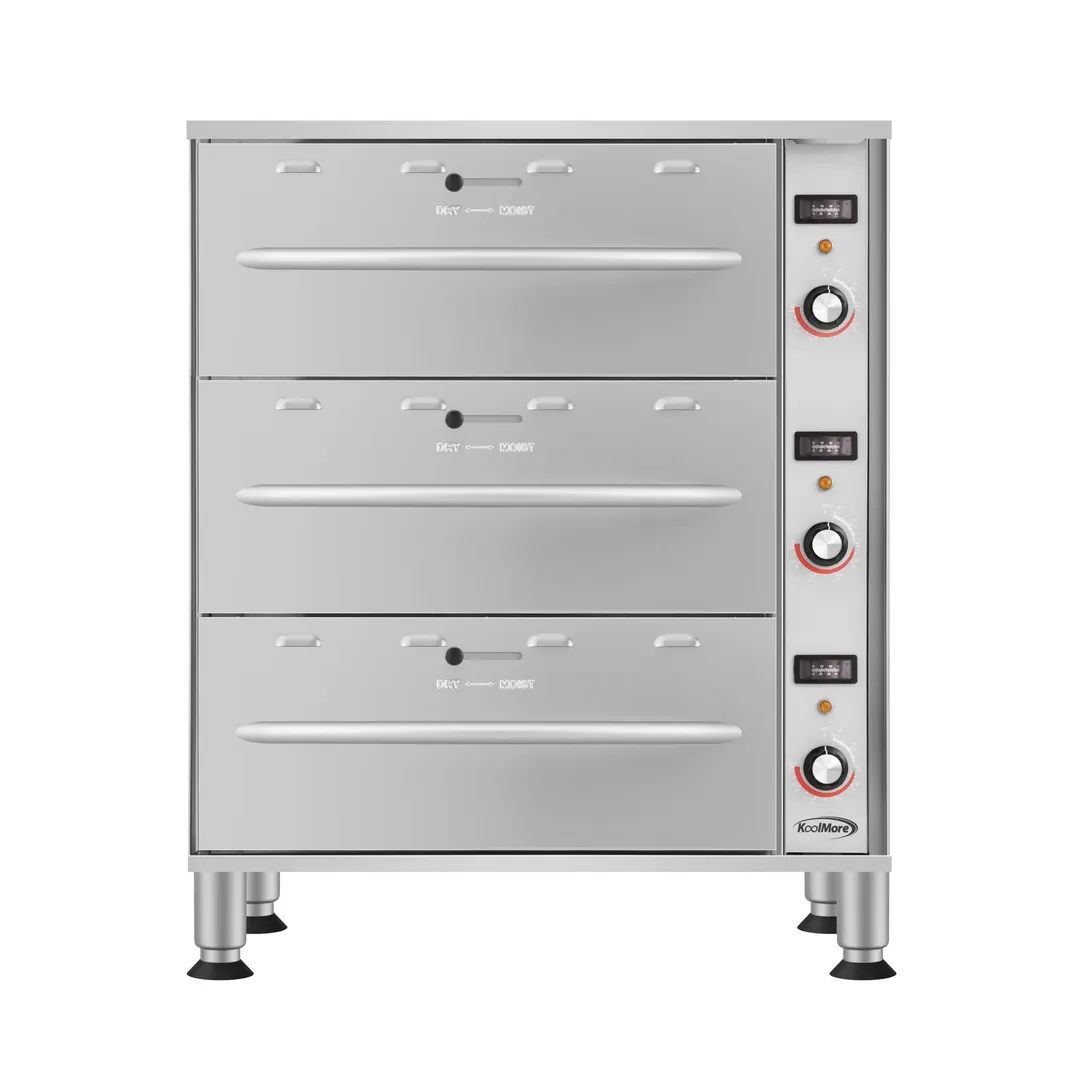 Koolmore KM-WD-M3 Koolmore Commercial Warming Drawer, Triple Drawer