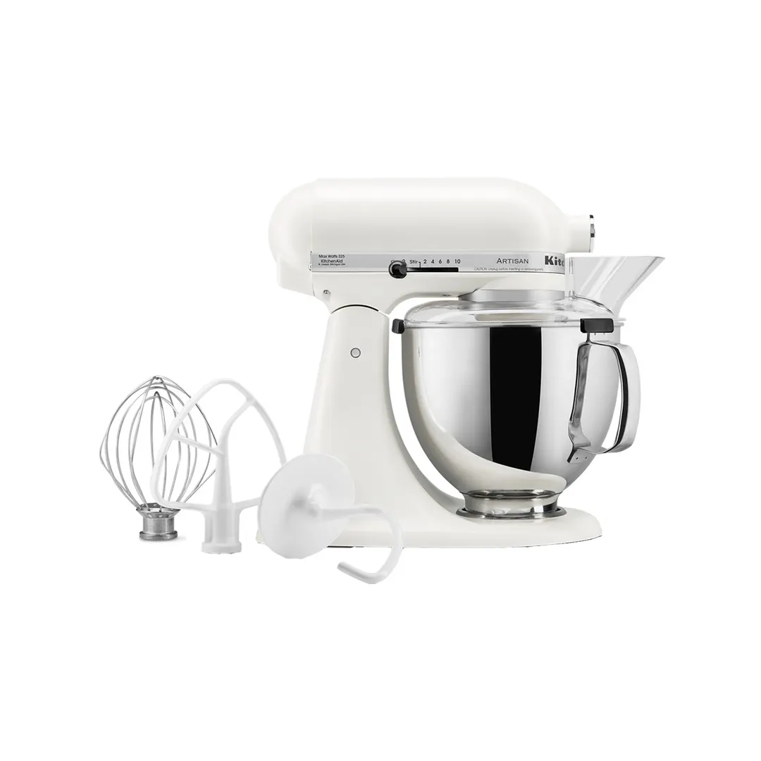 KitchenAid KSM150PSPL Artisan Series 5-qt Tilt-Head Stand Mixer, 10-Speed, Porcelain