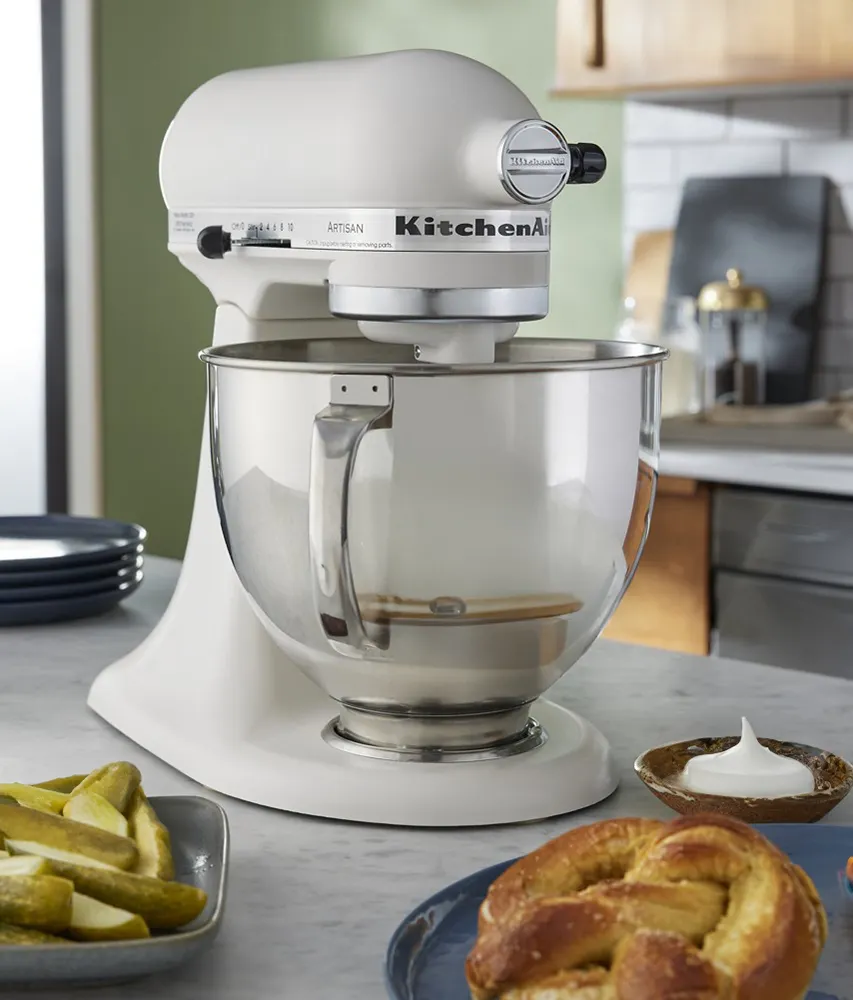 KitchenAid KSM150PSPL Artisan Series 5-qt Tilt-Head Stand Mixer, 10-Speed, Porcelain