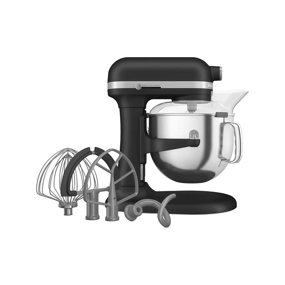 KitchenAid KSM70SKXXBK 7-qt Bowl-Lıft Stand Mixer, 11-Speed, Cast Iron Black