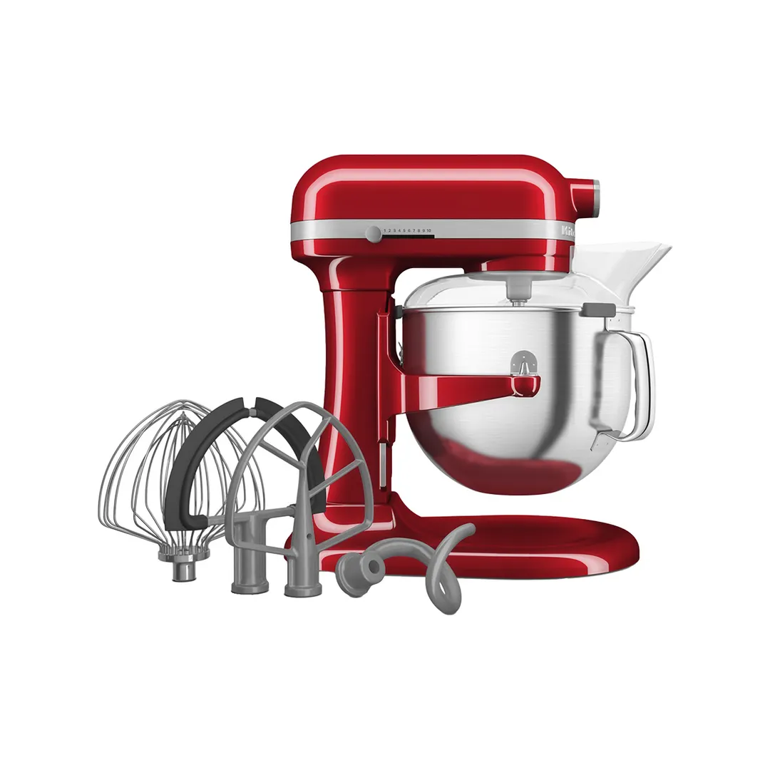 KitchenAid KSM70SKXXCA 7-qt Bowl-Lıft Stand Mixer, 11-Speed, Candy Apple Red