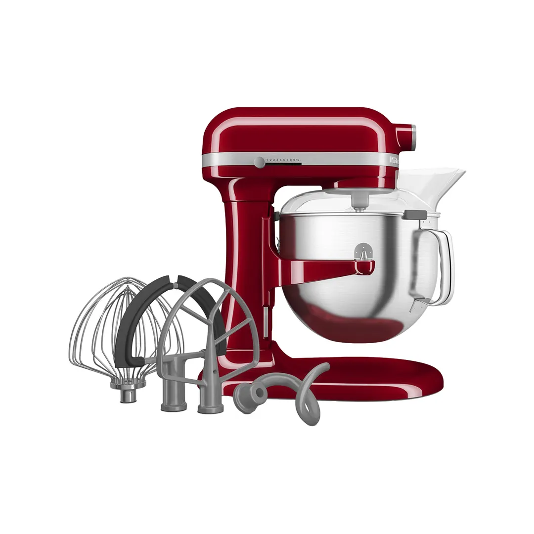 KitchenAid KSM70SKXXER 7-qt Bowl-Lıft Stand Mixer, 11-Speed, Empire Red