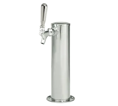 Micro Matic 1688 3" Column Tap Tower, SpinStop Faucet, Steel, Air Cooled, 1‑3 Tap Draft Dispenser