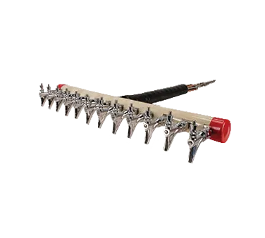 Micro Matic 1737-L Tap Tower, 36" Glycol Cooled, 12 Stainless Faucets, 2-5/8" Shanks, 3" OC, NSF