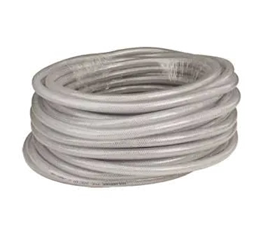 Micro Matic 550WD600C Vinyl Hose, 3/8" I.D., 50 Ft Spool, Braided