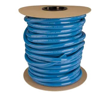 Micro Matic 553B1200 Vinyl Gas Hose, 100 Ft Spool, 5/16" I.D., Blue