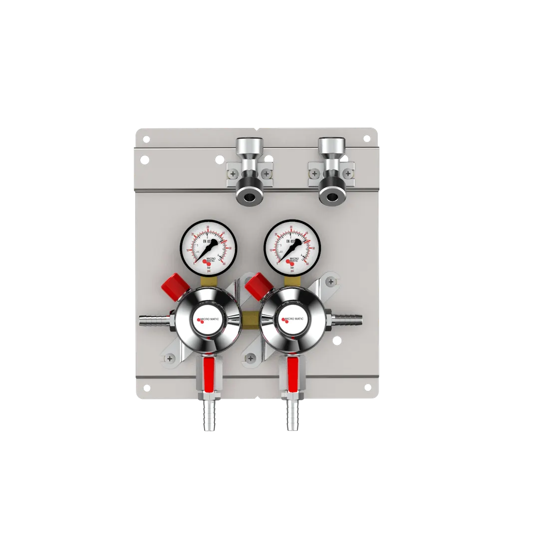 Micro Matic 8221-PP Secondary Regulator Panel - 2 Product - 2 Pressure