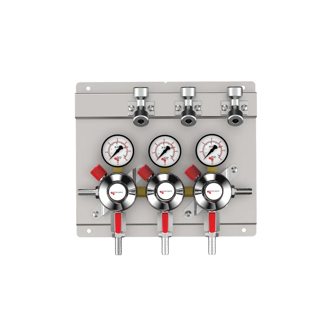 Micro Matic 8231-PP Secondary Regulator Panel - 3 Product - 3 Pressure
