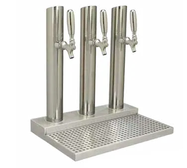 Micro Matic BS-SKY-3PSSKR-LR Beer Station, 18" x 19", Glycol‑Cooled, 3 2‑1/2" Columns with Faucets