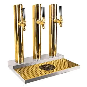 Micro Matic BS-SKY-3PVDKR Station, 18" x 19", Glycol‑Cooled, 3 × 2½" Columns, Drip Pan & Rinser