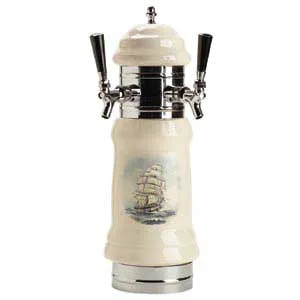 Micro Matic CT200-2 Draft Tower Countertop 7-3/8" x 21-3/8" H Air-Cooled Ceramic Faucet 8-1/2" OC