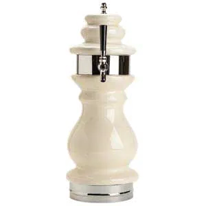 Micro Matic CT400-1 Draft Beer Tower, Countertop Air‑Cooled, 9\" Dia X 24‑7/8\" H, Brass Faucet, 1‑Tap